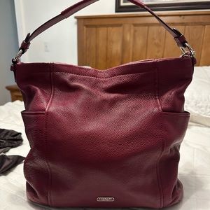 Coach Maroon Hobo